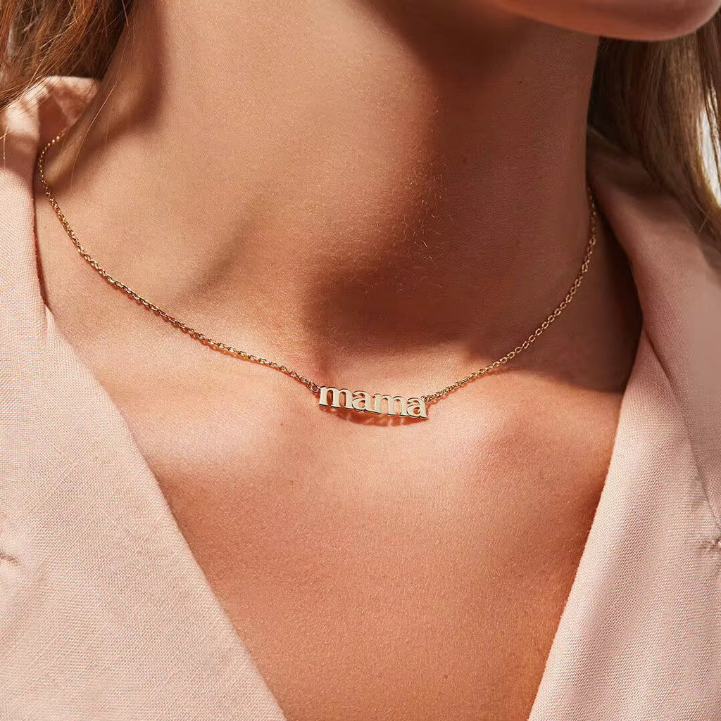 The “MAMA” Gold Necklace